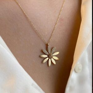 Gold plated necklace